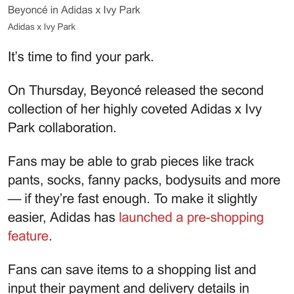 Ivy Park Adidas Blazer (S) - Picture 5 of 12